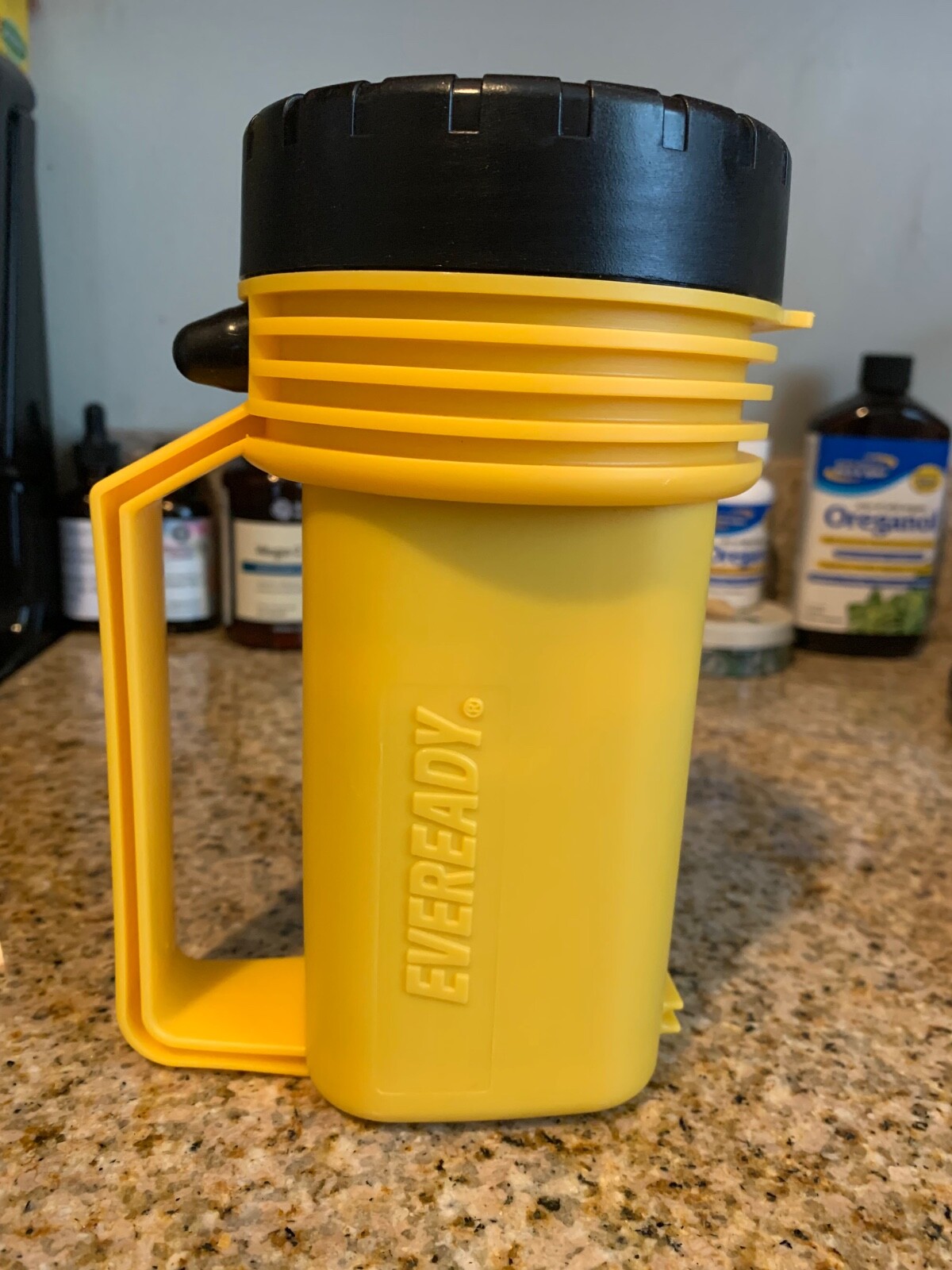 Eveready Yellow Lantern LED Flashlight; takes 6V battery (not included)