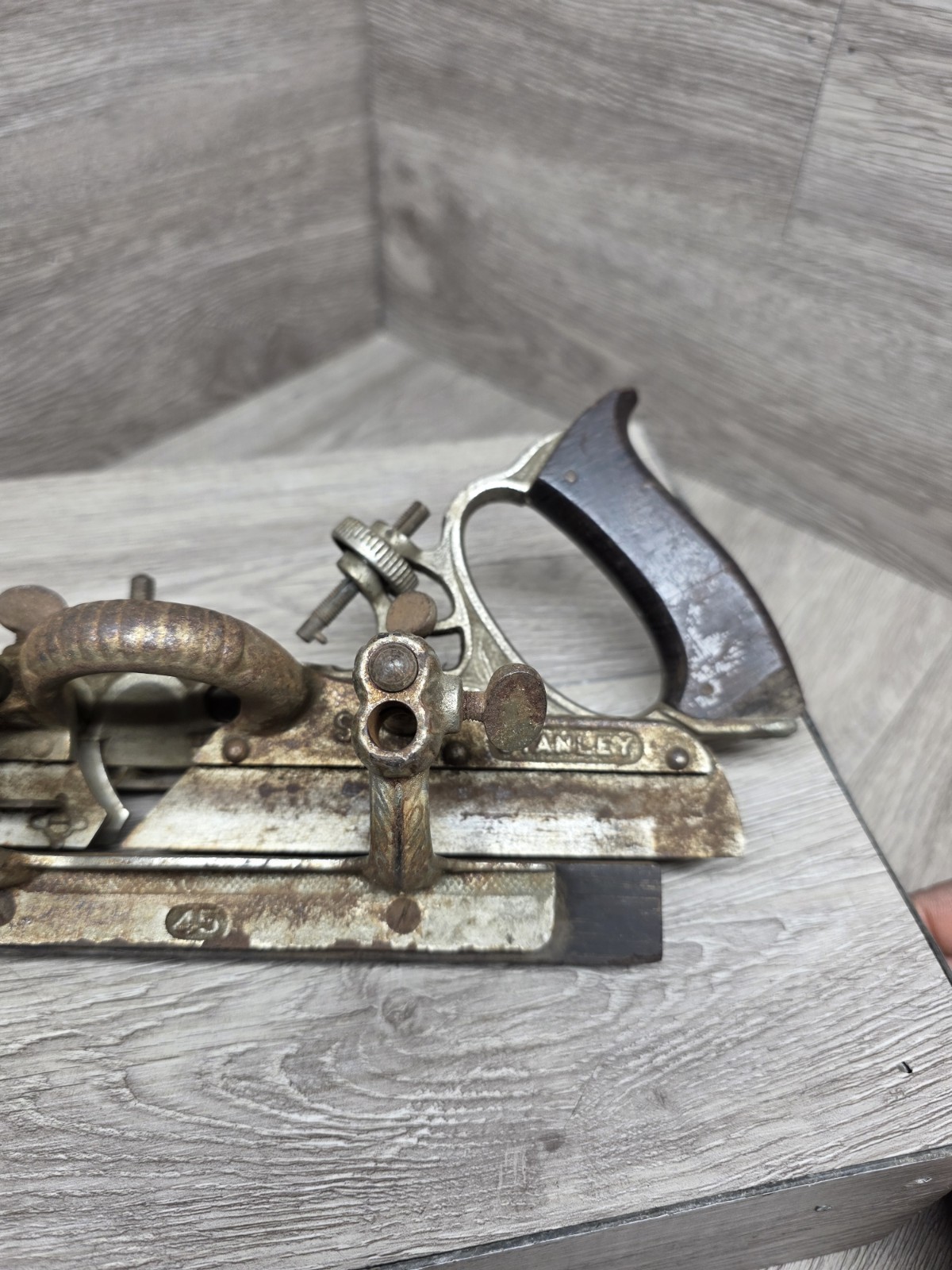 Antique Stanley Brand No. 45 Combination Wood Plane * Pat Jan 22 1895 READ!!
