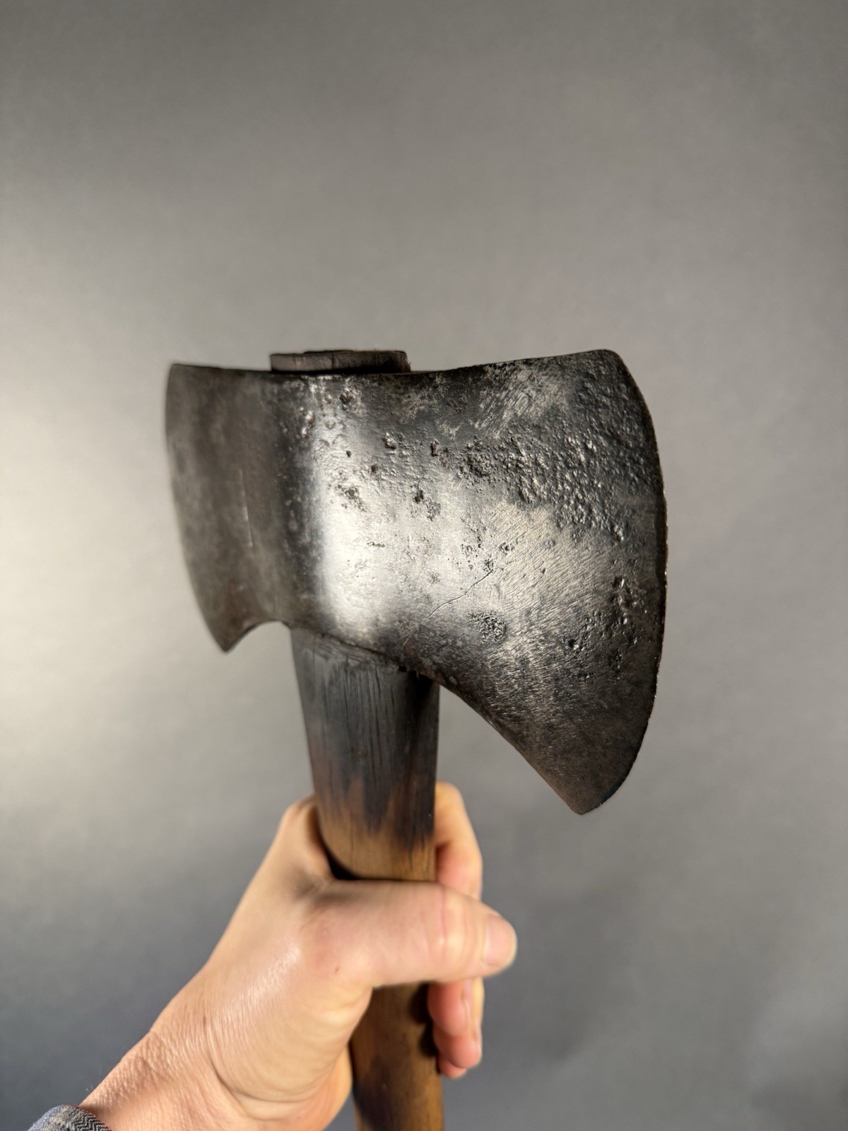 Vintage. Plumb double bit cruiser axe, 28″ handle. Small Eye.