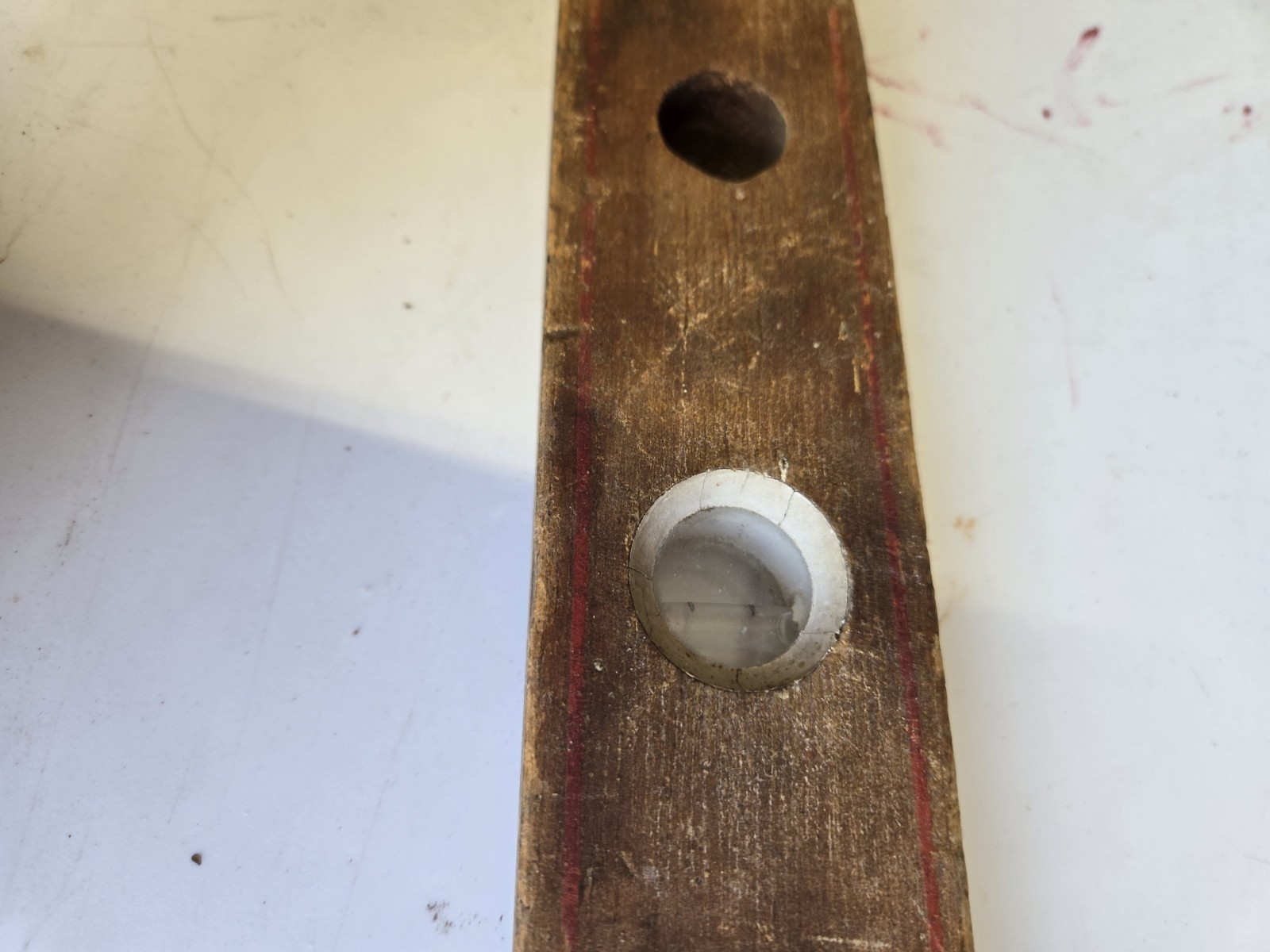 Vintage 24 Inch Wood Level With Manufactures Stamp