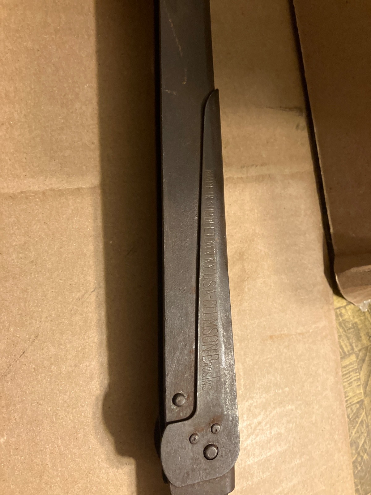 RARE HACKSAW STAR No 20 MIDDLETOWN N.Y. U.S.A . CLEMSON Bros Inc