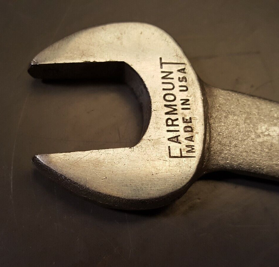Vintage Fairmount Fairalloy No. 1729 3/4″ & 5/8″ Open-end Wrench 8″ Length USA