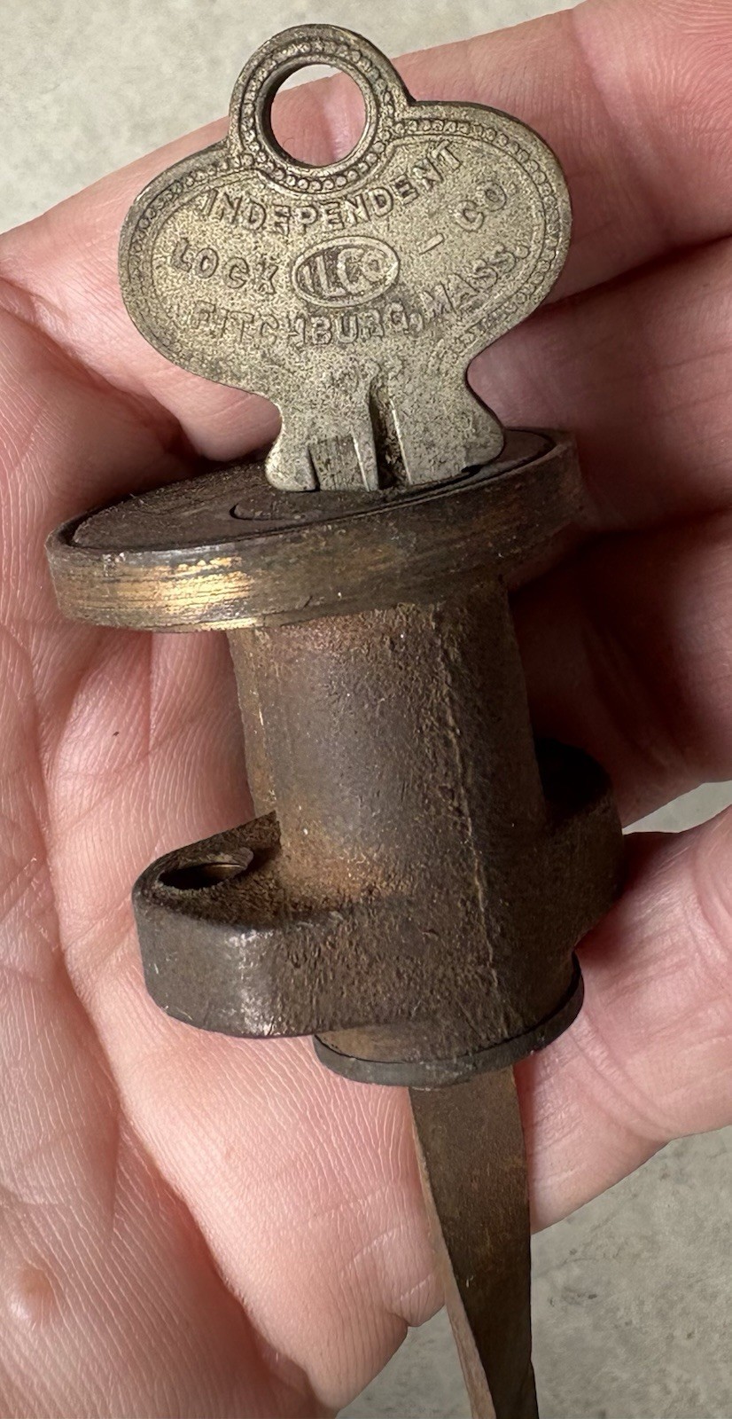 Vintage Segal Lock Cylinder With Key