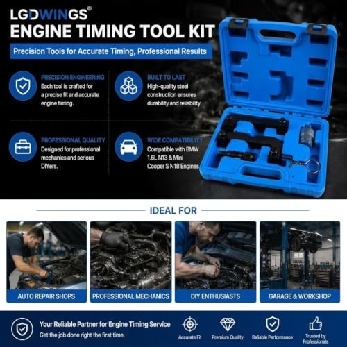 Engine Timing Tool Kit for BMW N13 N18, Camshaft Alignment Locking Tool Set