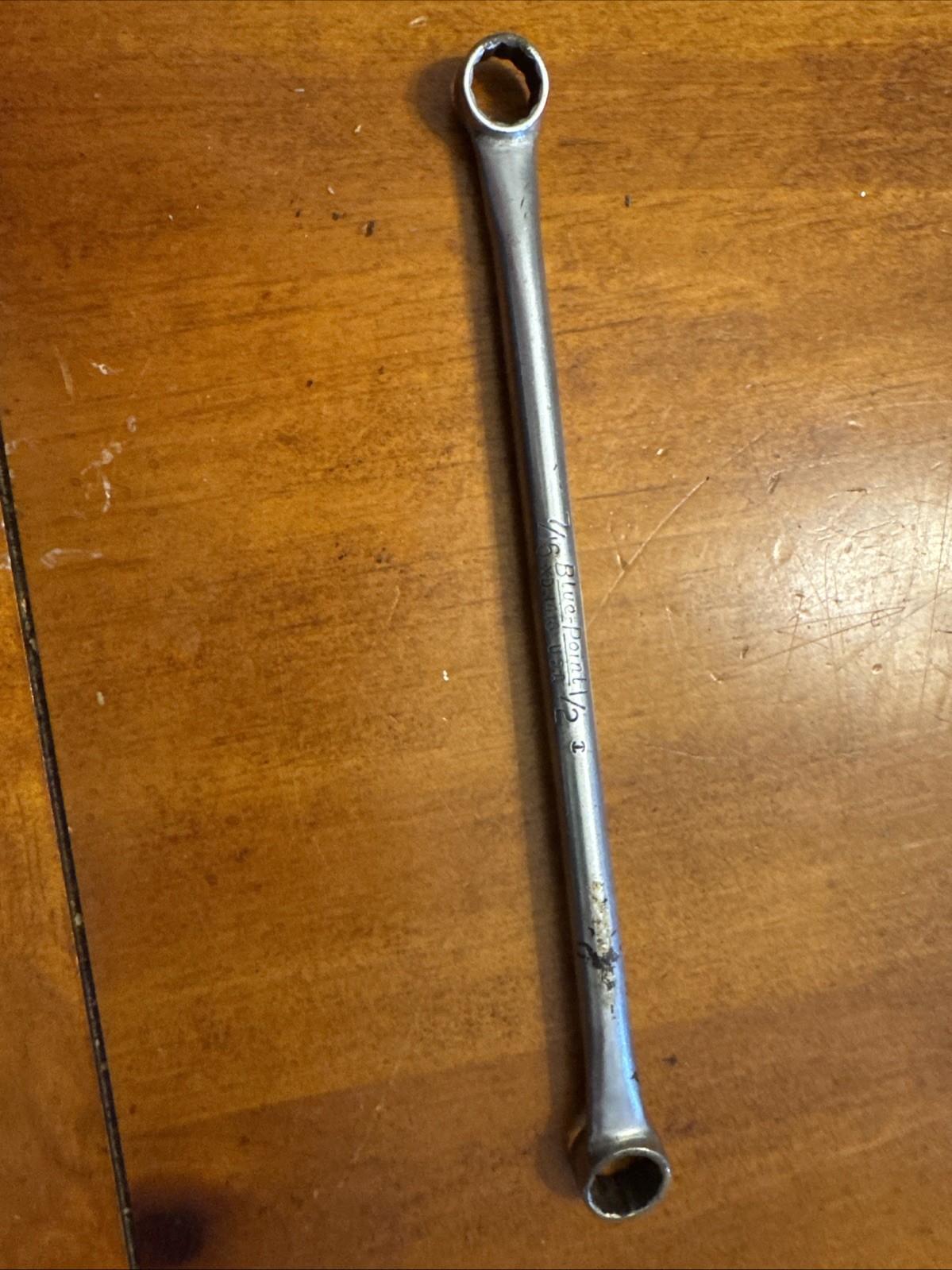 Blue-Point 7/16″ X 1/2″ 12 Point Offset Box Wrench Round Handle XD-1416 USA