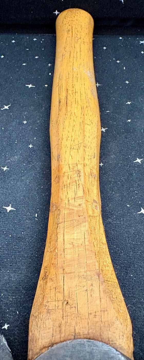 VTG True Temper Flint Edge Axe On 1 Side & Hammer On The Other Wood Handle 13″