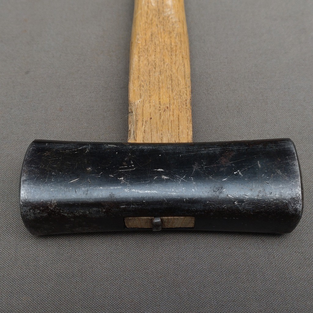 Japanese Square Genno Hammer 375g Ryoguchi Double Face Carpenter Tool Vintage