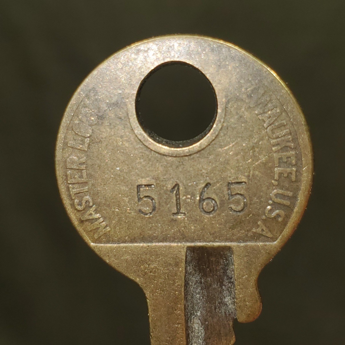 Vintage Master Lock Set Of Two Keys #5165 Brass