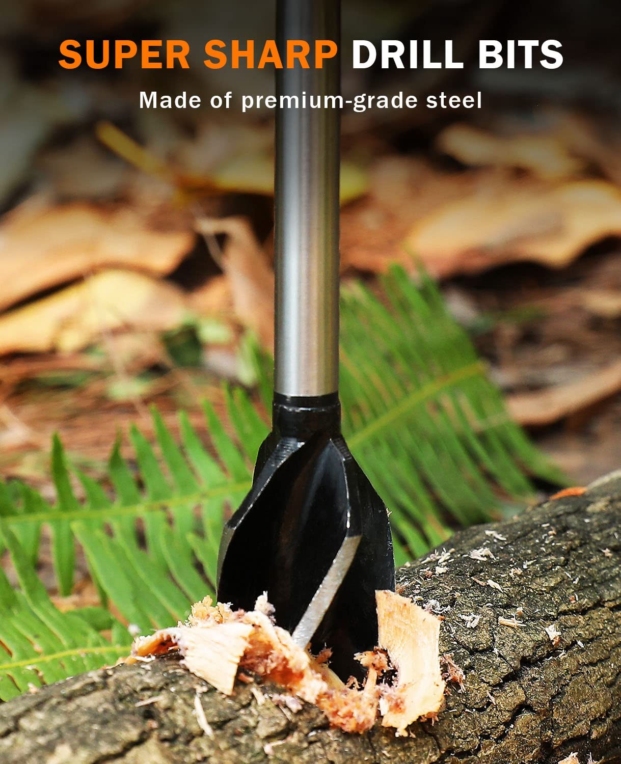 Manual Hand Auger Wrench Outdoor Survival Wood Gear Drill Kit for Bushcraft Tool