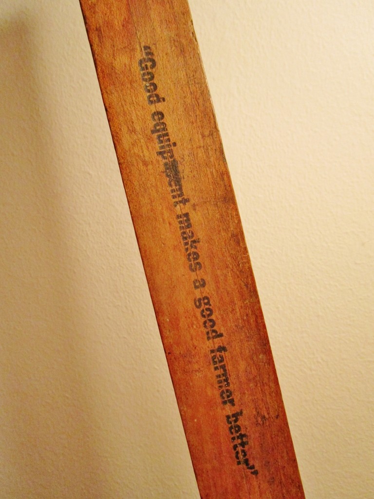 S. BOOK & BRO., QUARRYVILLE, PA Vintage Yardstick McCORMICK DEERING Farm Equipmt