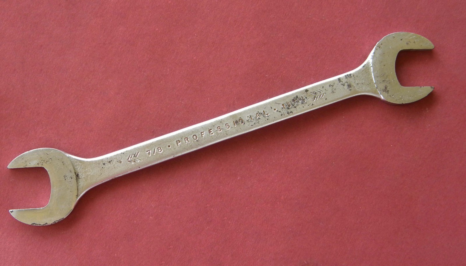 Vtg PROTO Professional Arrow Logo #3440 7/8″ x 13/16″ Open End Wrench, 10″ Long