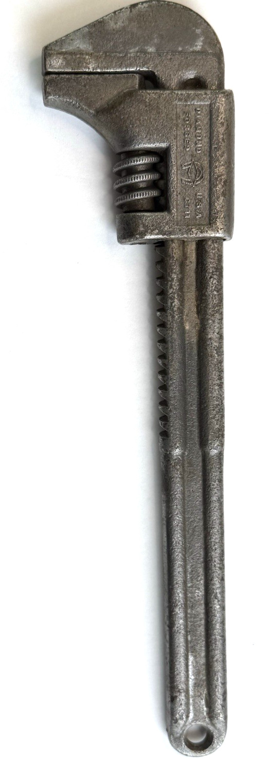 Vintage Diamond Forged USA C711 Adjustable Monkey Wrench