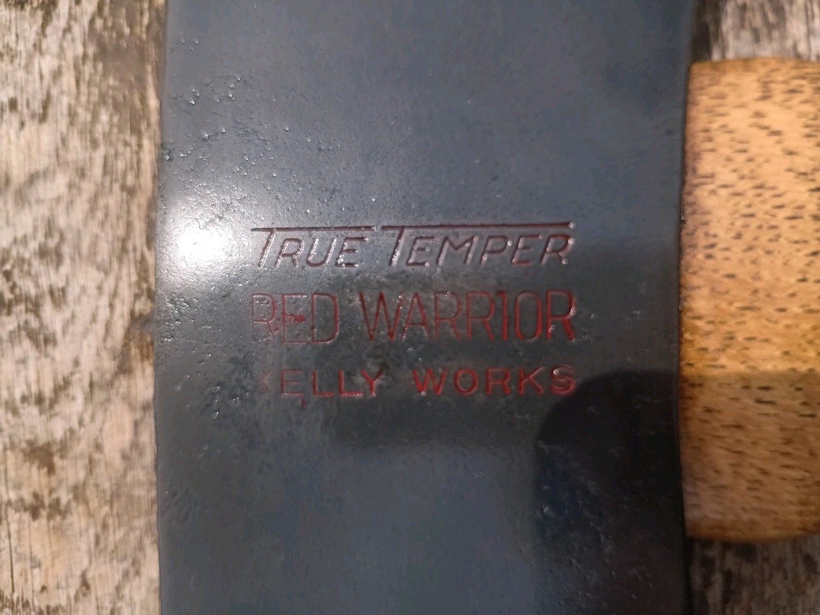 Vintage True Temper Kelly Works Red Warrior Double Bit Axe Restored