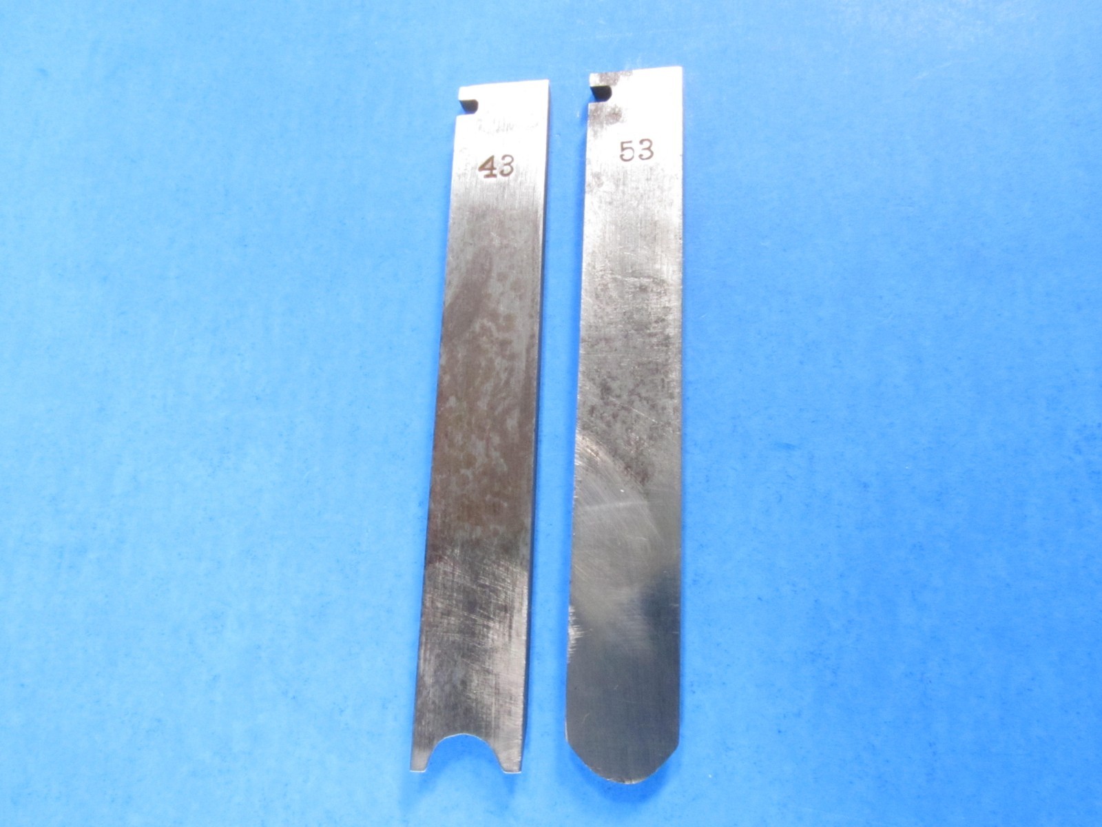 parts 2 reshaped hollow round irons blades cutters for Stanley 45 55 wood plane