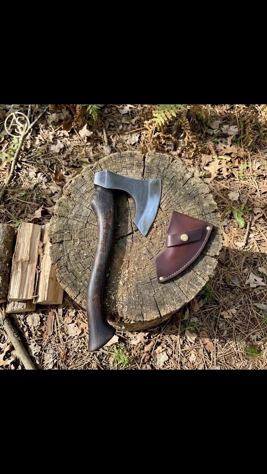 Custom Engraved Viking Axe Personalized Groomsmen Gift Handmade Hunting Hatchet