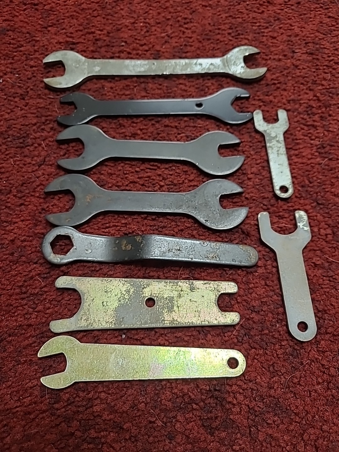 Stamped Steel Wrench Assortment Lot