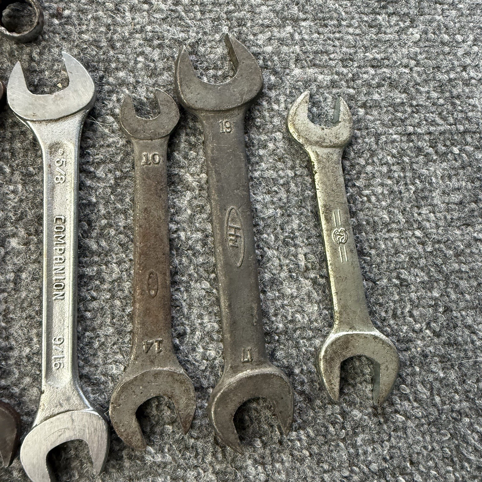 Vintage Wrench Lot USA Steel Williams Superrench Billings Bonney Vlchek 35pc