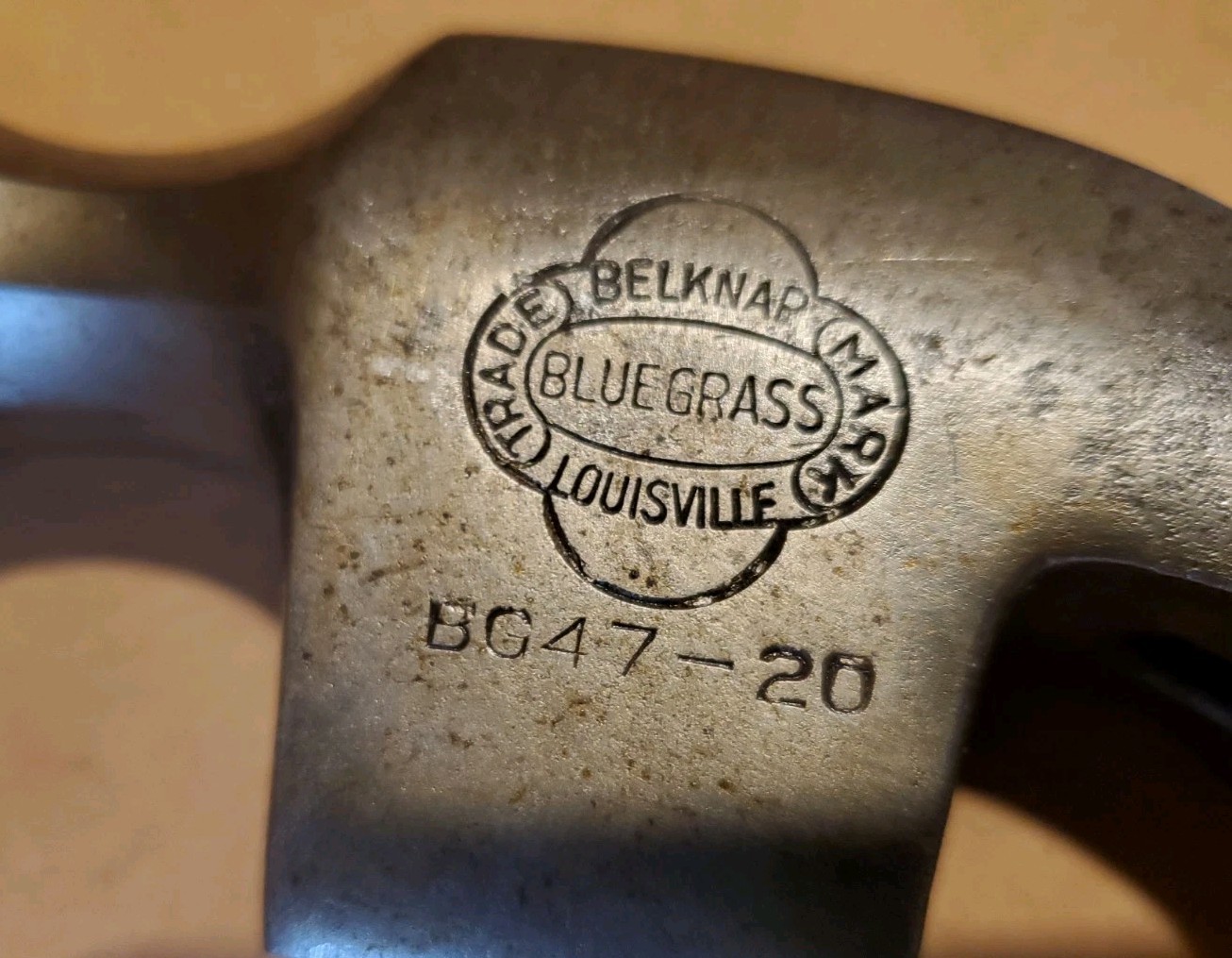 2 Vintage Belknap Bluegrass Claw Hammers,BG47-20, Other,Old Carpenter Tools