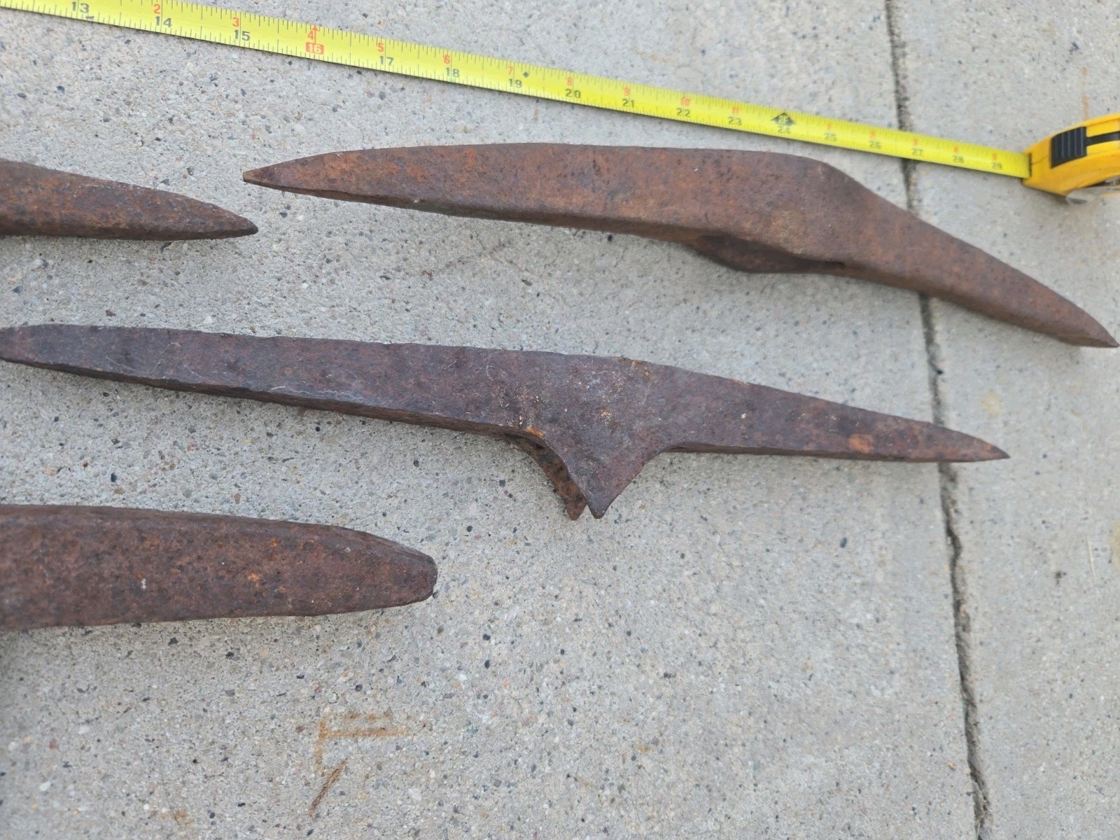 4 vintage US made pick axe collectible coal silver mining antique ax tool lot