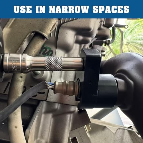 5PCS Oxygen Sensor Wrench & Thread Repair Kit, Offset Low Profile O2 5pcs