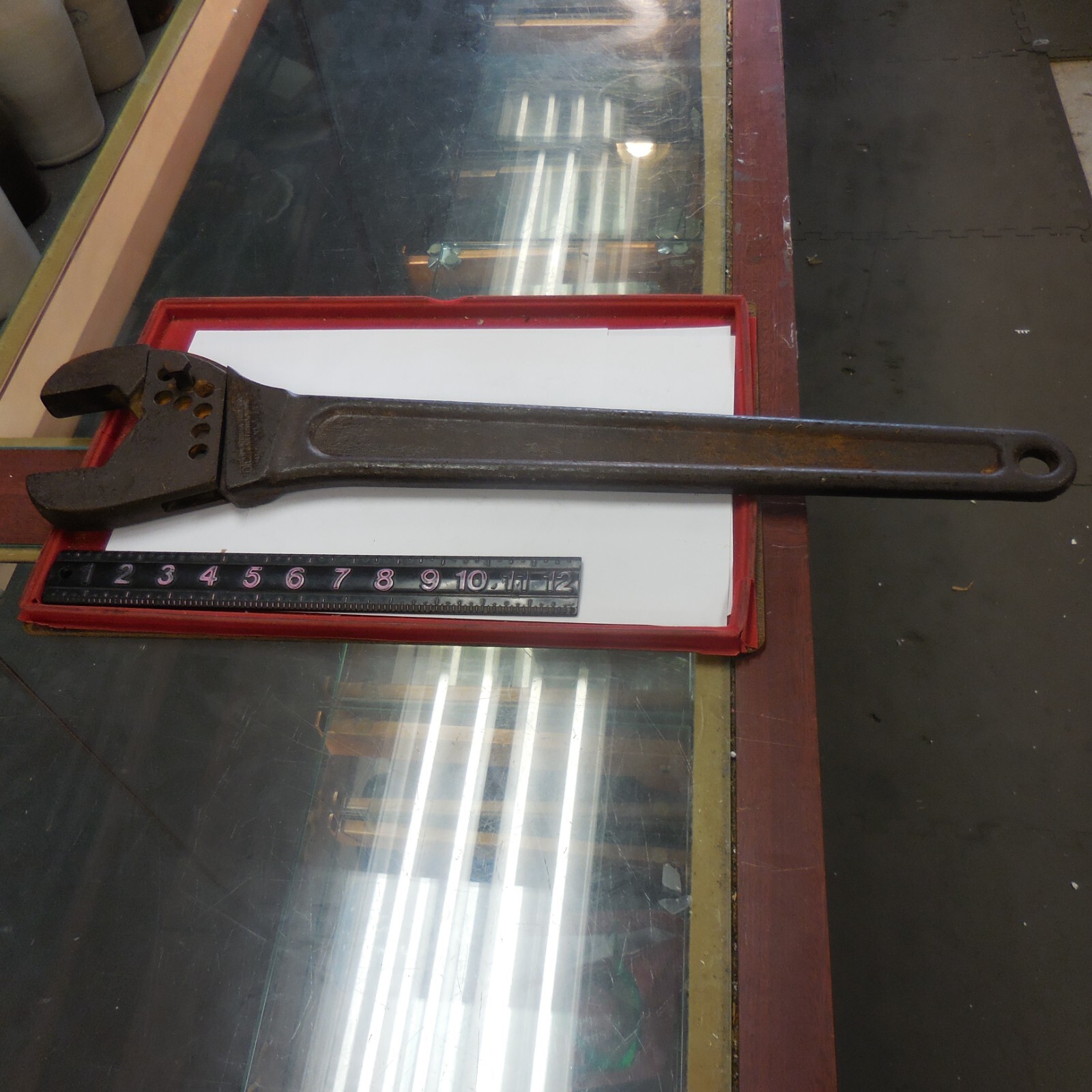 Vintage OTC RARE 24 Inch Adjustable Wrench Made in USA