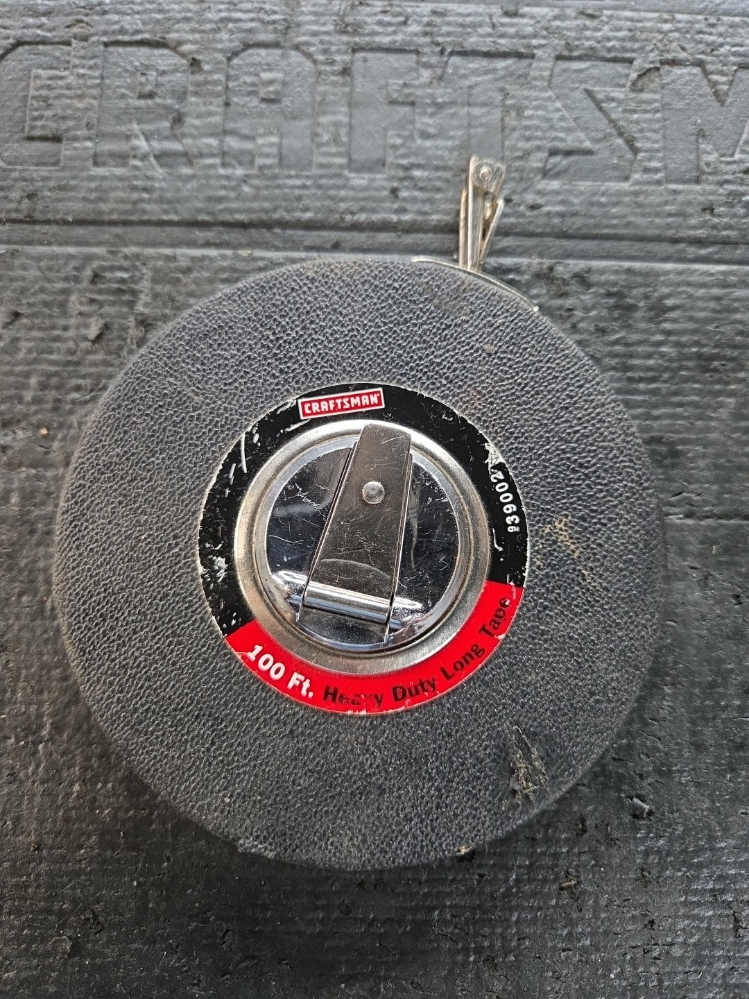 Vintage SEARS CRAFTSMAN 39002 Tape Measure 100ft Feet Made in U.S.A.