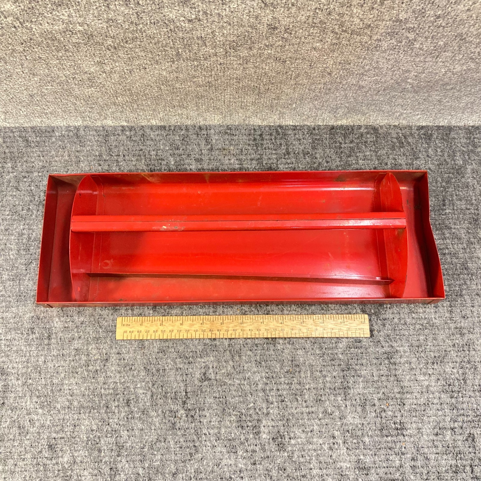 Metal Toolbox Inner Tray Red 19 1/4″ x 6 5/8″ x 3 3/8″