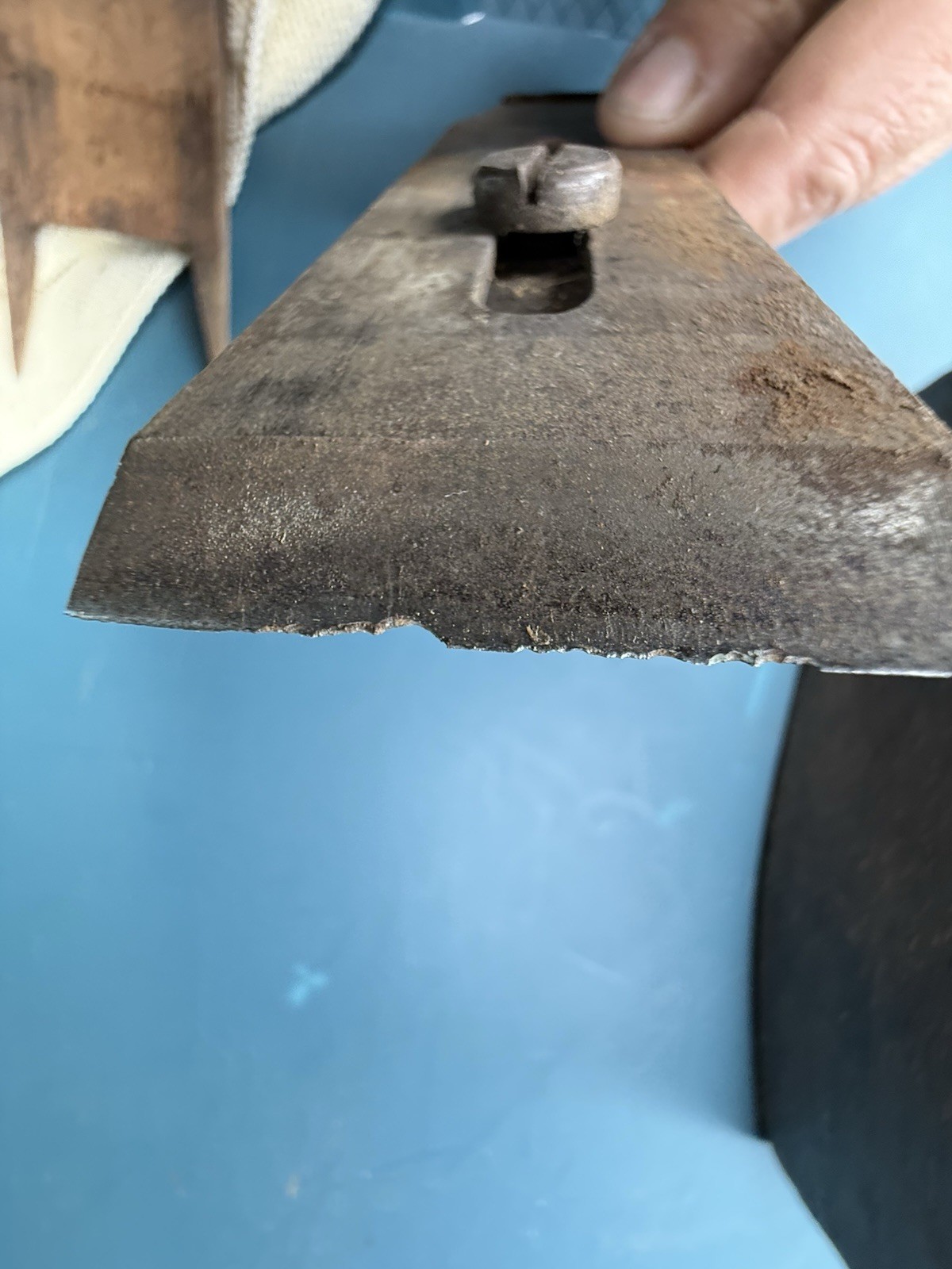 19th Cen. 1850-1880 Marten Dorscher Coffin Butcher Woodworking Plane New York