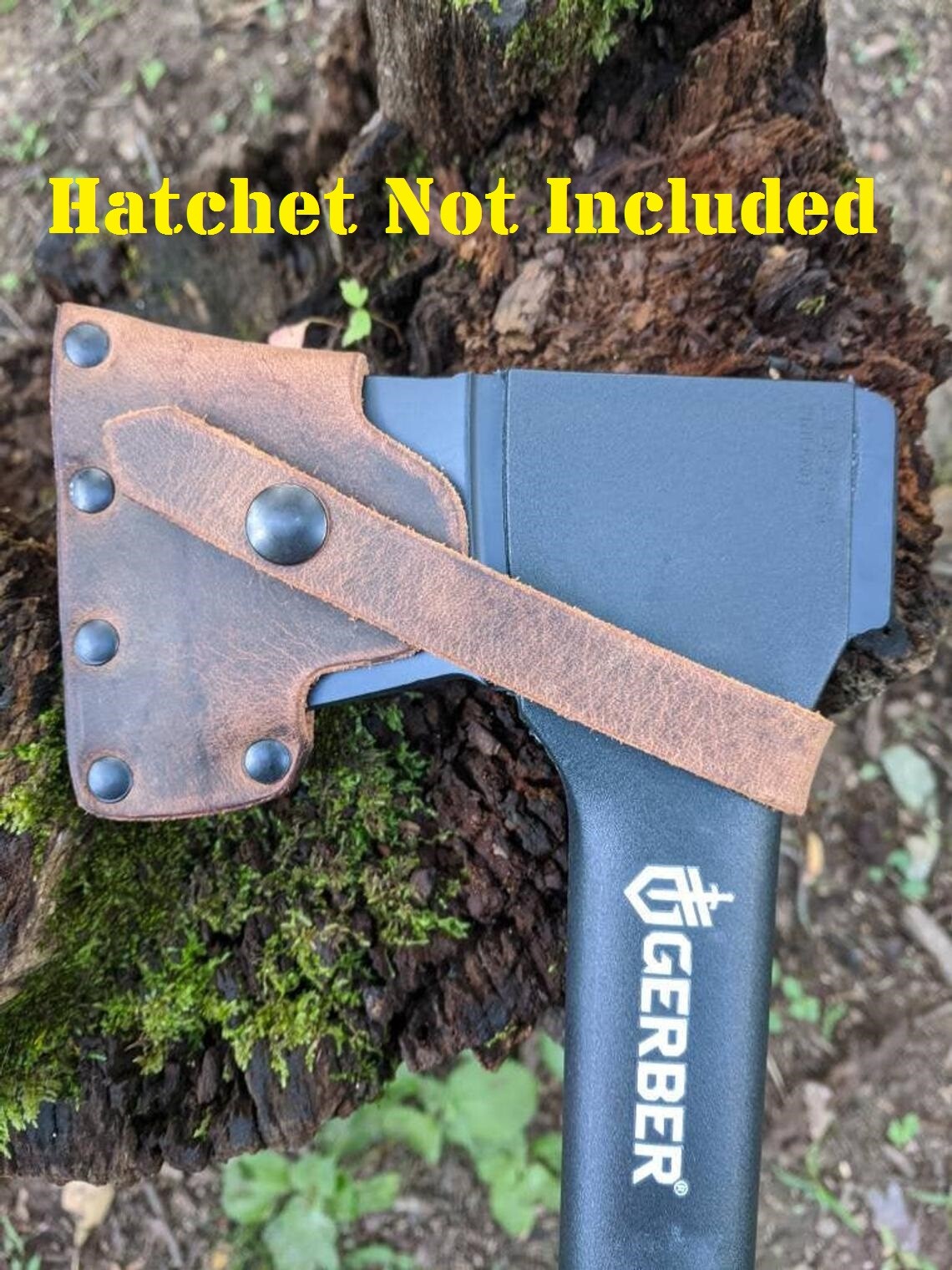 Gerber Freescape 17.5″ Hatchet Buffalo Leather Sheath Mask (Axe NOT Included)
