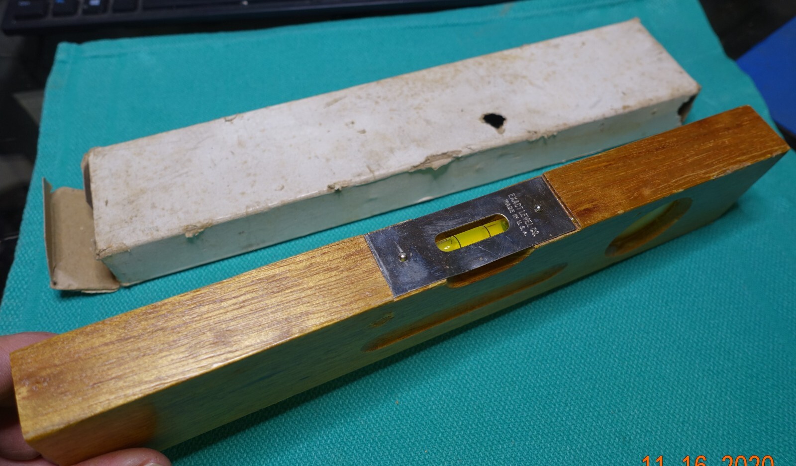 Exact Level & Tool Mfg. Co. Level & Plumb No. 289-12 Original Box Made in USA