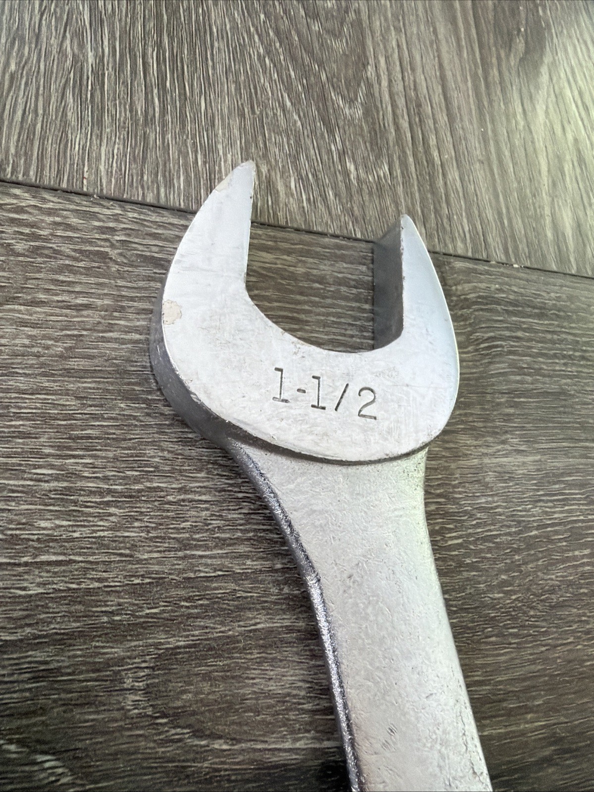Vintage Craftsman VV 44589 1-1/2 x 1-5/8 Jumbo Open End Wrench USA