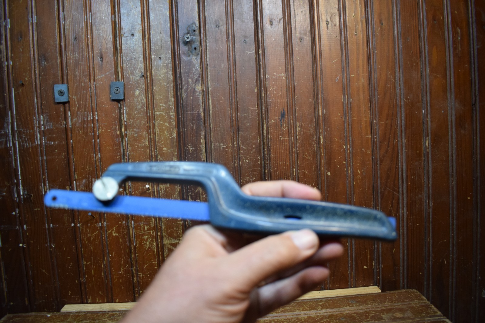 METAL SAW HAND TOOL HACKSAW BLADE HOLDER KEYHOLE SAW POCKET TOOLS 6PC LOT CUT