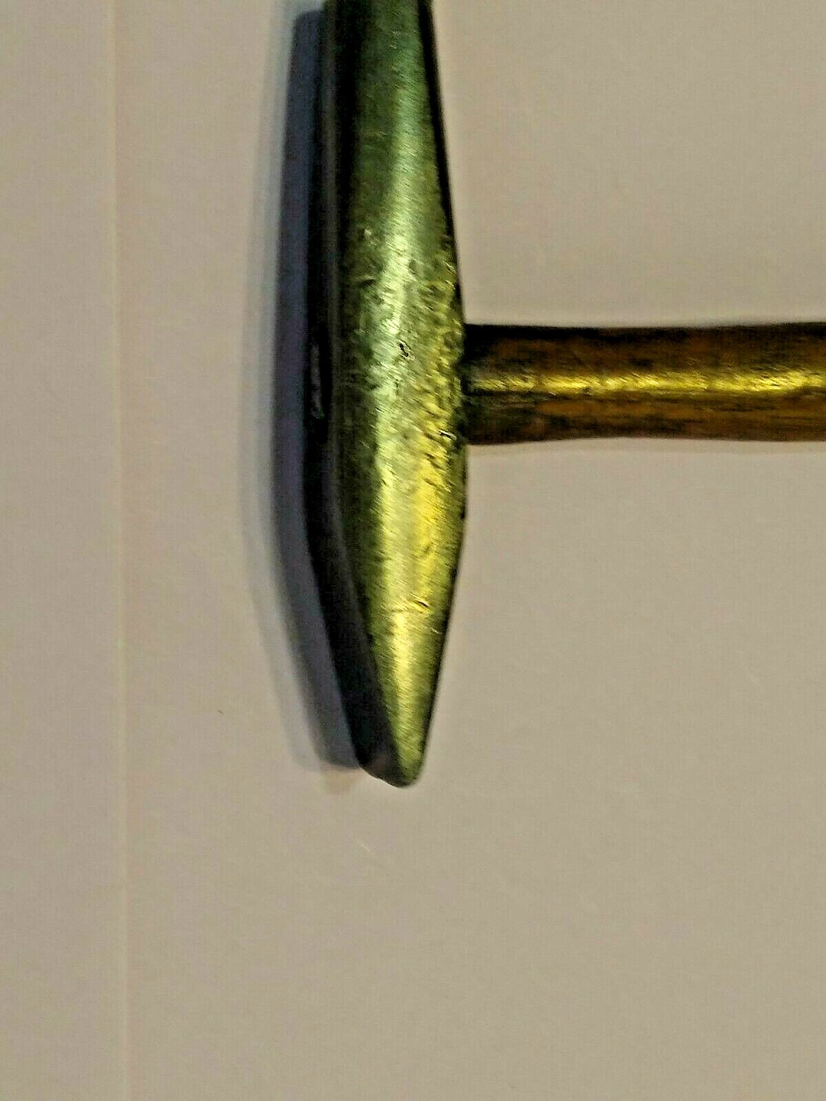 Vtg Small, Blacksmith, Jewelers, Watchmakers Hammer, 6 3/8″ With Hickory Handle