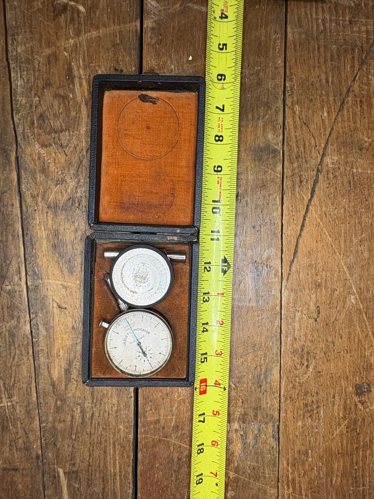Vintage Herman H Sticht Co Inc Jaquet Improved Speed Indicator Switzerland