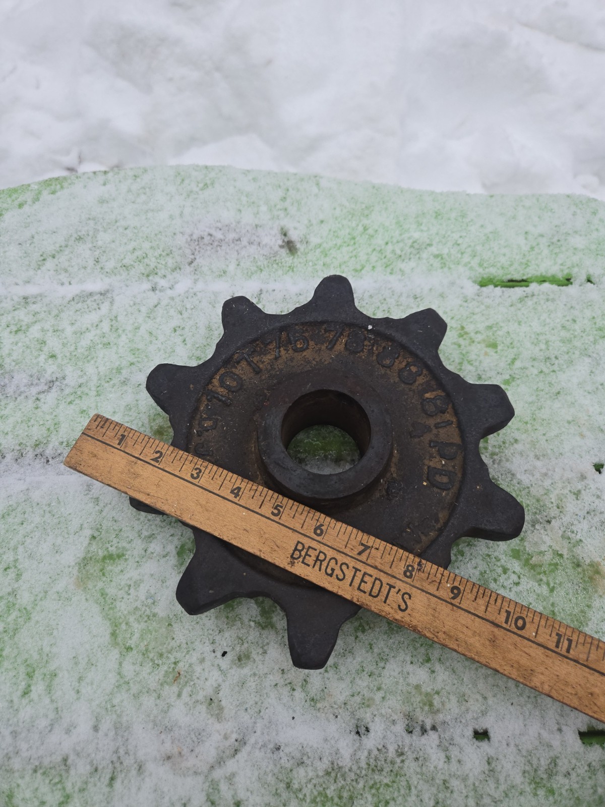 Vintage 9″ Metal Industrial Gear Maker Murray Mfg. Co. Wausau WI