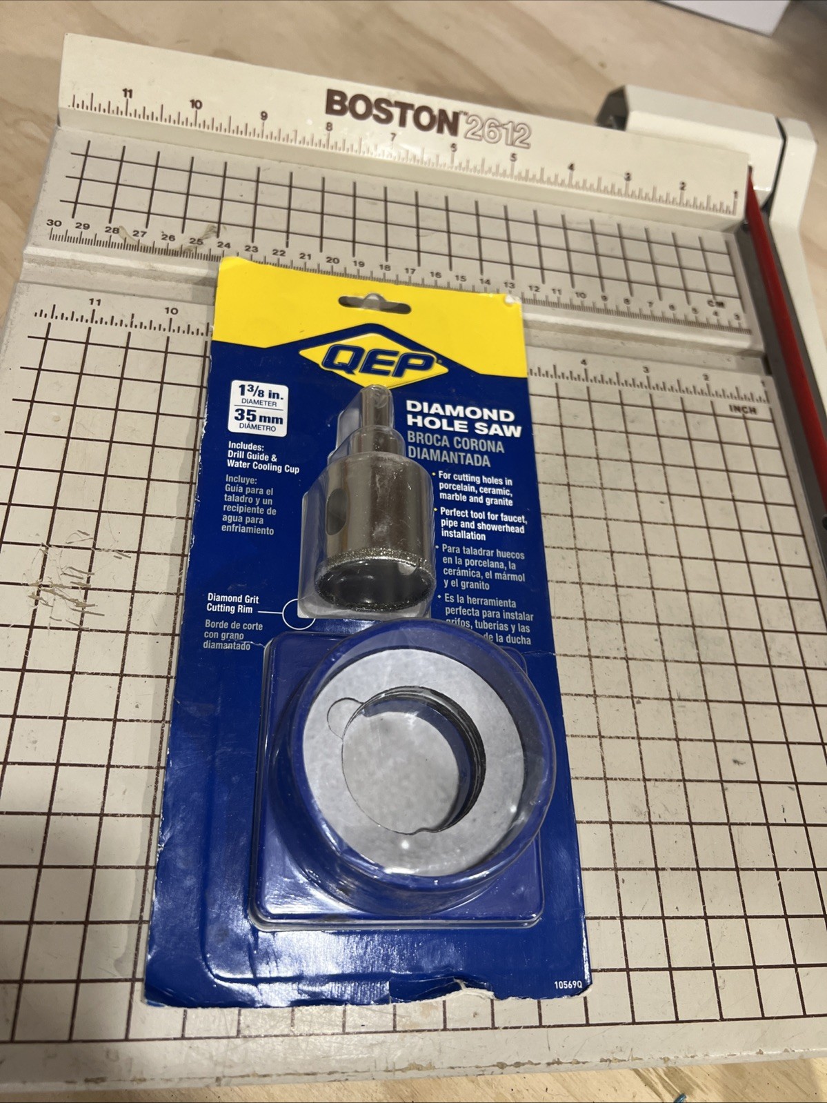 QEP DIAMOND HOLE SAW KIT 1-3/8″ – NEW (a36)