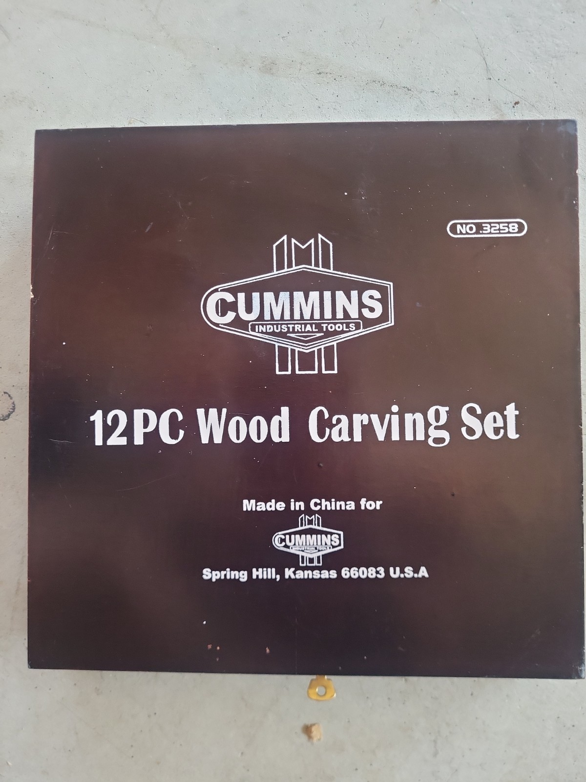 Vintage Cummins Industrial Tools 12 PC Wood Carving Set No 3258 full set w/box