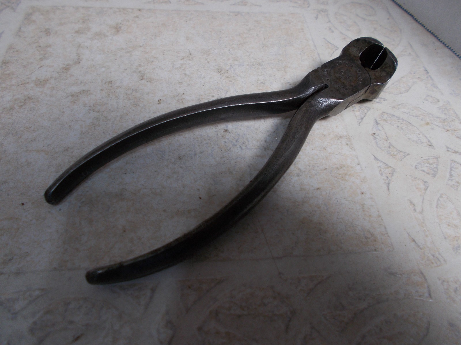 Vintage Utica 65-5 Jeweler’s End Nippers Pliers 5″ USA (B-3)