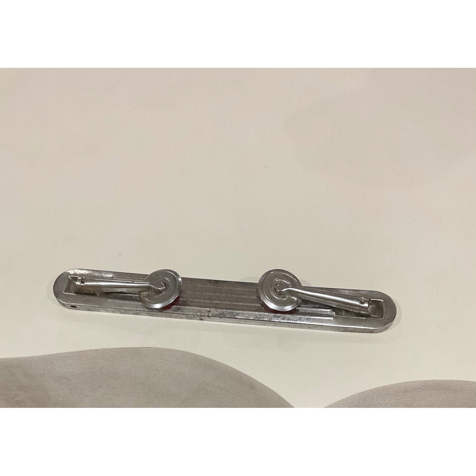 Vintage Industrial aluminum paper towel holder