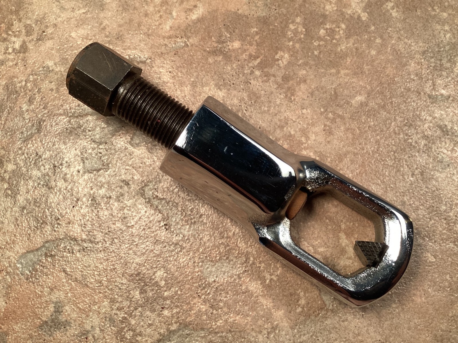 Vintage Tie-Rod Puller Ball-Joint Separator Hex Head Heavy Duty Polished Chrome