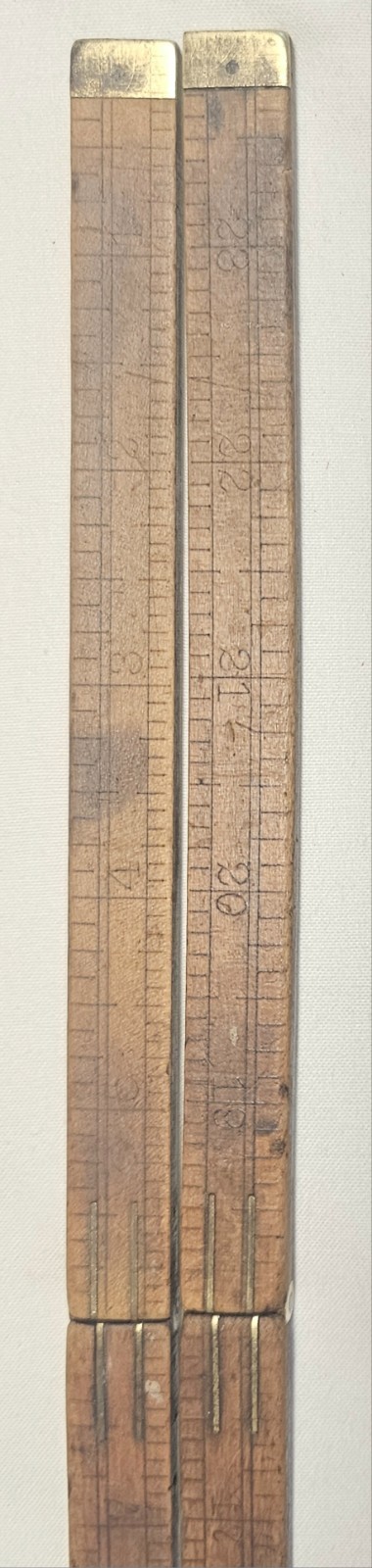Fine Antique Stanley Rule & Level Co. No. 51 Folding Ruler 24″ Boxwood Tool USA