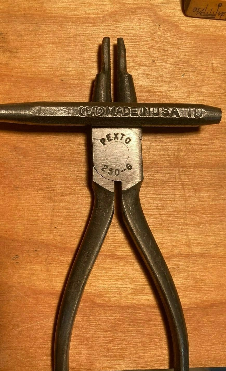 Vintage Pexto Round Nose Pliers and no. 10 Drift / Punch Tool
