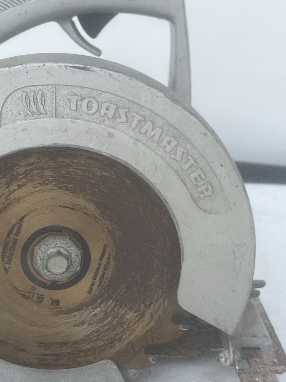 VINTAGE TOASTMASTER 8.0 AMP 5000 RPM 7 1/4 CIRCULAR SAW 5527 (rare ) Works