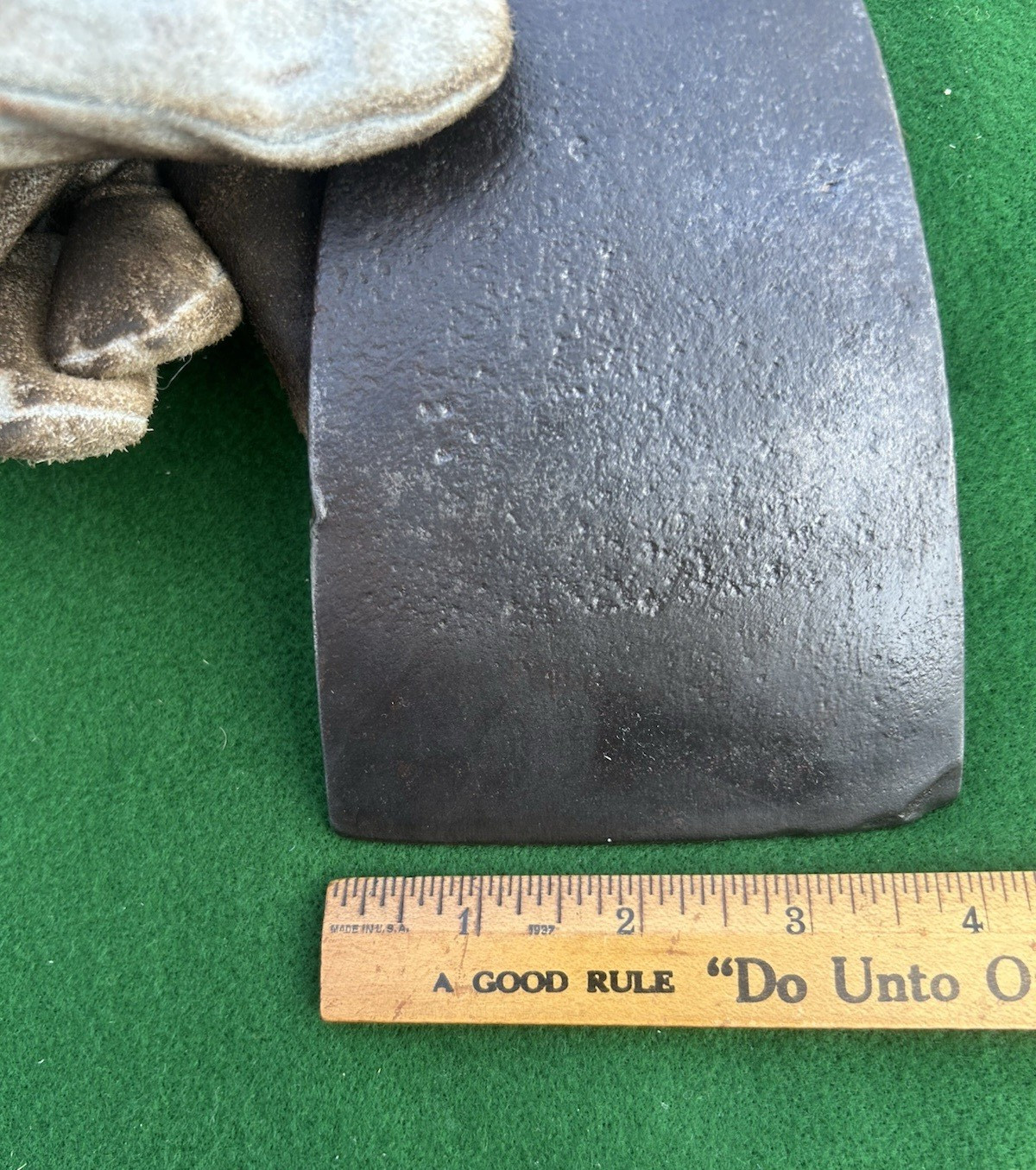 COLLINS LEGITIMUS Vintage Hewing Axe Adze HEAD 4 in. EDGE Heavy 3.5 lbs. Clean