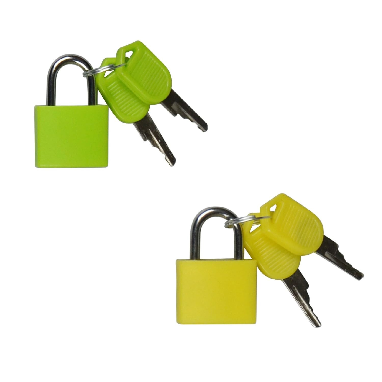 2 Pcs Suitcase Locks with Keys, Multicolor Mini Padlock with Key for Suitcase…