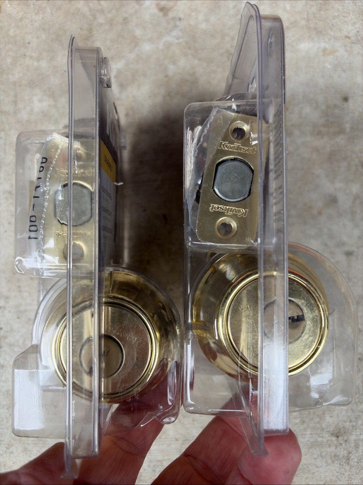 Pair of Kwikset 660 Deadbolt Locks, Keyed Alike, in Sealed Packages