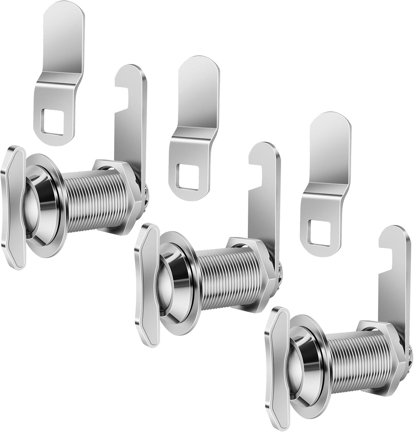 Thumb Operated Offset Cam Lock, 1-1/8” Cylinder Fits on 7/8” Max Door Thickness,
