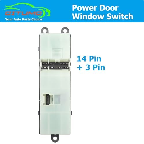 Driver Side Master Power Window Switch Compatible with 2008-2012 25401-ZJ60A