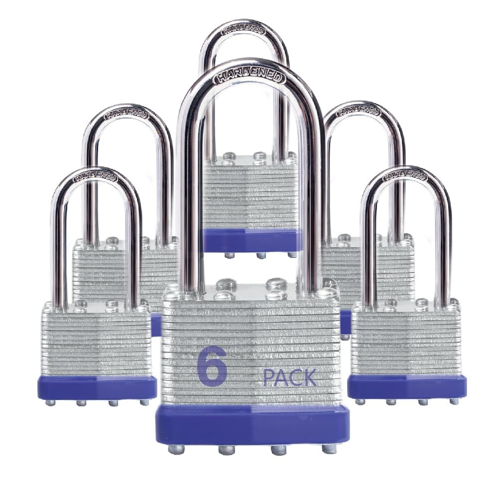 Lock Outdoor Padlocks, Key Lock, Padlocks with Same Key – Laminated Steel Key…
