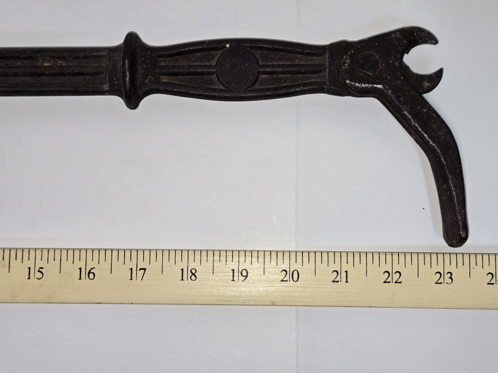 Vintage Bridgeport Hardware Suregrip 56 Nail Puller Slide Hammer Tool